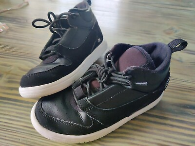 #ad Nike Air Jordan shoes size 12c Fadeaway mid A01331 011 Black Lace Athletic boys $20.69