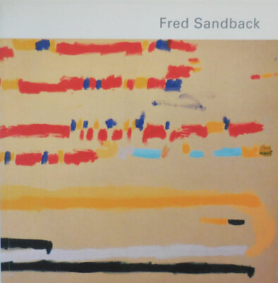 #ad Fred Art Sandback Fred Sandback First Edition 2005 $84.00