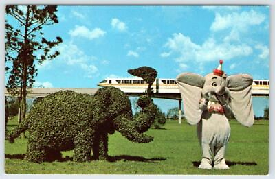 #ad #ad 1978 STROLLING TOPIARY LANE MONORAIL DUMBO MAGIC KINGDOM WALT DISNEY WORLD $4.95
