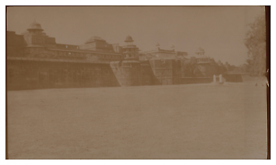 #ad India Agra vue Est du Fort Vintage print tirage damp;#039;époque Tirage citr EUR 69.00