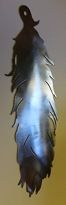 #ad Metal Wall Art Feather Unfinished 8 1 4quot; $14.98