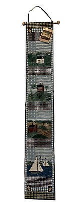#ad Warren Kimble Tapestry Home Decor Wall Hanging Lighthouse Made in the USA New $14.00