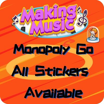 #ad Monopoly Go All Stickers⭐ 1st amp; 2nd Album Available Making Music Sup Fast $1.99