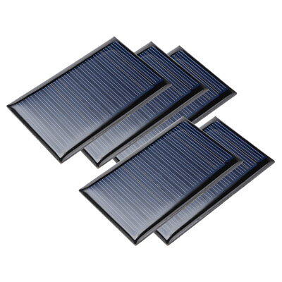 #ad #ad 5pcs 6V 60mA Poly Mini Solar Cell Panel Module DIY for Light Charger $13.75