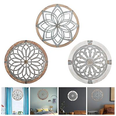 #ad 3D Wall Art Decor Decorative Floral Pattern Lightweight 20cm for Home Patio $13.05
