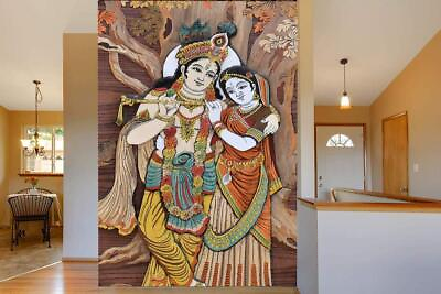 #ad Traditional 3D Design Radha Krishna Wall Sticker For Home Decoration $60.79