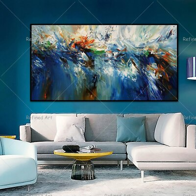 #ad Abstract Canvas Painting Canvas Wall Art Home Decor Poster Canvas Print Pictures $8.45