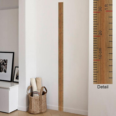#ad Ruler Height Measure Wall Stickers For Kids Rooms Children#x27;s Home DDSF.82 $5.07