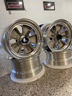 #ad Corvette C2 Grand Sport Replica alloy wheels 8.5” Front 9.5” Rear Vintage Race $3250.00