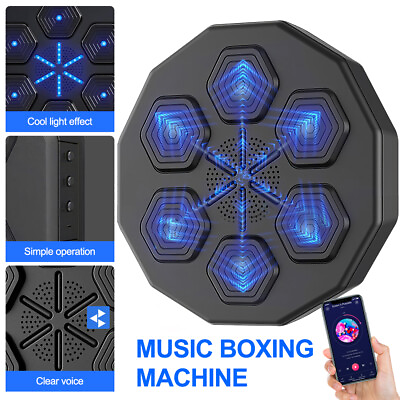 #ad #ad Hover to zoom Electronic Wall Target Sandbag Training Music Boxing Machine Sport $69.99