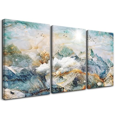 #ad Abstract Canvas Wall Art For Living Room Large Size Wall Decorations For Bedr... $136.68