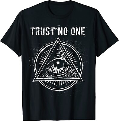 #ad #ad Illuminati Clothing Trust No One All Seeing Eye Unisex T Shirt $19.99