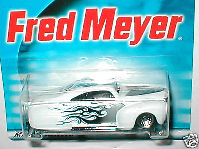 #ad #ad 2001 Hot Wheels limited edition Fred Meyer exclusive TAIL DRAGGER white w flames $4.99
