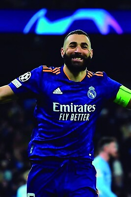 #ad quot; Karim Benzema quot; POSTER Home Decor soccer poster $7.19