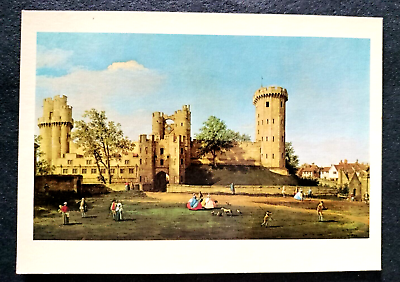 #ad MASTERS OF ART WARWICK CASTLE BY ANTONIO CANAL 1697 1768 $27.00