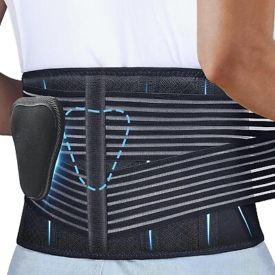 #ad Belt for Lower Back Pain Anti skid Back Support Removable for Men Woman $24.99