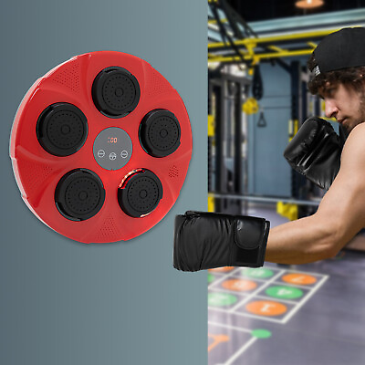 #ad Boxing Training Target Wall Mount Music Boxing Punching Pad Equipment Bluetooth $103.40