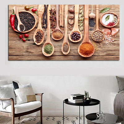 #ad #ad Kitchen Decoration Wall Art Poster and Prints Wall Picture Canvas Painting $5.25