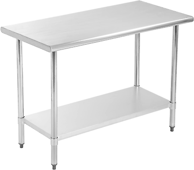 #ad Kitchen Work Table Stainless Steel Metal Commercial NSF Scratch Resistent and A $188.34