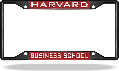 #ad Harvard BUSINESS SCHOOL Black License Plate Frame $26.99