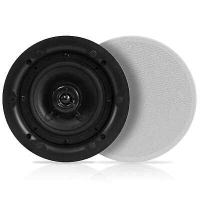 #ad Pyle Dual 6.5quot; 480W In Wall In Ceiling 2 Way Full Range Stereo Speakers Pair $59.99
