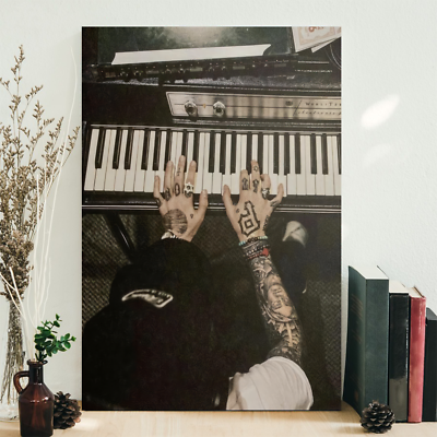 #ad #ad Mac Miller Playing Piano Poster wall art $11.99