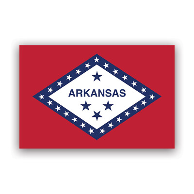 #ad Arkansas Flag Sticker Decal Weatherproof state the natural land $29.99