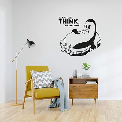 We Think Quote Penguin Bird Animal Wall Art Stickers for Kids Home Room Decal $12.50