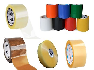 #ad Acrylic Carton Sealing Packaging Packing Tape Select Your Mil Size Color amp; Qty $186.04