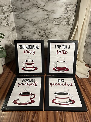 #ad ALuxeHome Coffee Kitchen Wall Art $24.95