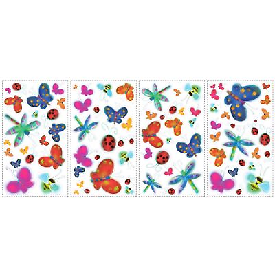 #ad ROOMMATES JELLY BUGS WALL STICKERS KIDS BEDROOM WALL DECOR NEW $10.42