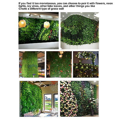 #ad #ad Artificial Plants Grass Wall Panel Grass Backdrop Greenery Wall for Indoor $10.53