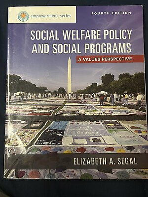 #ad Social Welfare Policy And Social Programs Fourth Edition $45.00