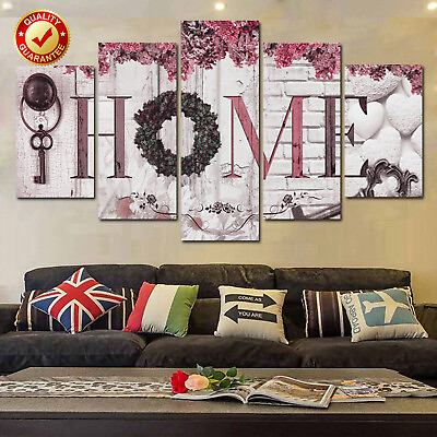 5Pcs 1 Set Unframed Canvas Print Paintings Pictures Wall Living Home Room Decor $13.98