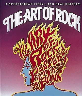 #ad Art of Rock Hardcover by Grushkin Paul D. Brand New Free shipping in the US $13.88