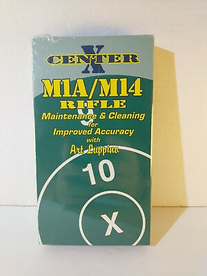 #ad M1A M14 Rifle Cleaning Maintenance VHS Tape Art Luppino Factory Sealed New $55.00