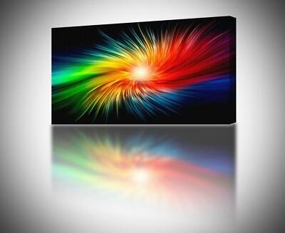 #ad 4 Sizes 3D Colorful Abstract CANVAS PRINT Home Wall Art Decor Giclee $34.49