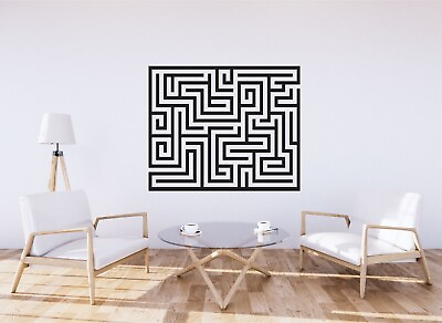 #ad Abstract Maze Large Wall Decal Removable Sticker Living Room Décor AA080 $45.99