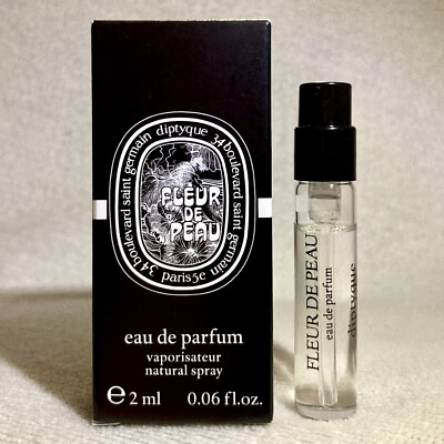 #ad Diptyque Fleur de Peau Eau de Parfum EDP Sample Spray .06oz 2ml New in Box $16.89