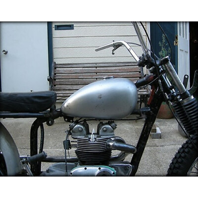 #ad Tank Motorcycle Peanut Steel Rustic for Custom Bike Tunnel High Cap Screw $254.36