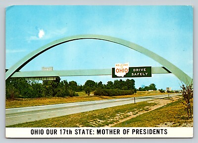 #ad Gateway to State of Ohio The Buckeye State 4x6 Postcard 1764 $6.02