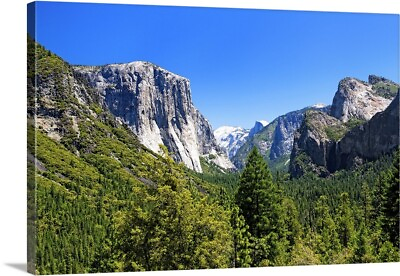 #ad Yosemite National Park Canvas Wall Art Print Forest Home Decor $49.99