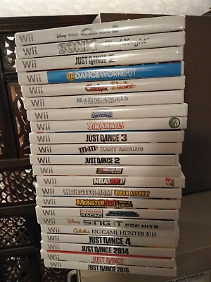 Wii Games with Manuals $36.00