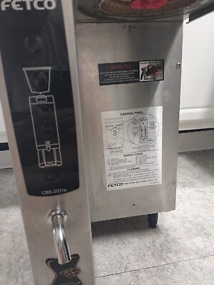 #ad FETCO Extractor CBS 2031e Single 1 Gal. Commercial Drip Coffee Brewer UNTESTED $199.95