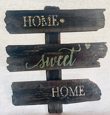 #ad Home Sign Rustic Wood Home Wall Decor Farmhouse FREE SHIPPING $32.99