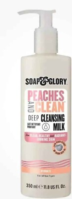#ad Soap amp; Glory Peaches And Clean 4 in 1 Wash Off Deep Cleansing Milk 11.8 oz 350mL $11.00