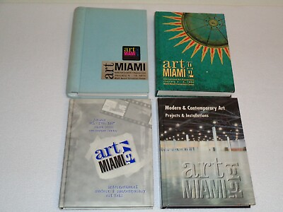 #ad #ad Art Miami Exposition 1995 1996 1997 1998 Rare Original Fair Exhibit Books $149.99