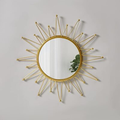 #ad Gold Mirrors for Wall Metal Sunburst Wall Mirror Room Decor amp; Home Decor $27.15