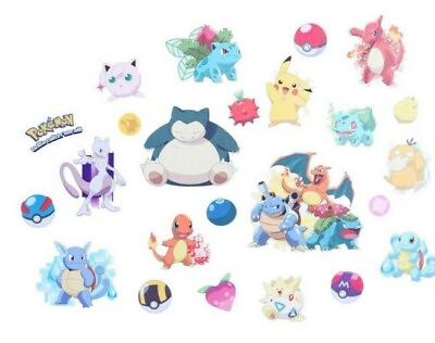 #ad Pokémon Characters Wall Decals $17.99