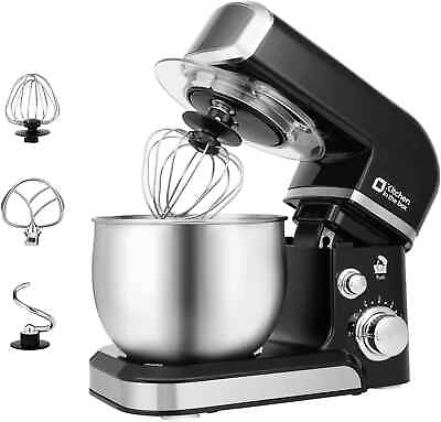 #ad Kitchen in the box Compact Stand Mixer 3.2Qt Small Electric Food Mixer 6Speeds $52.99